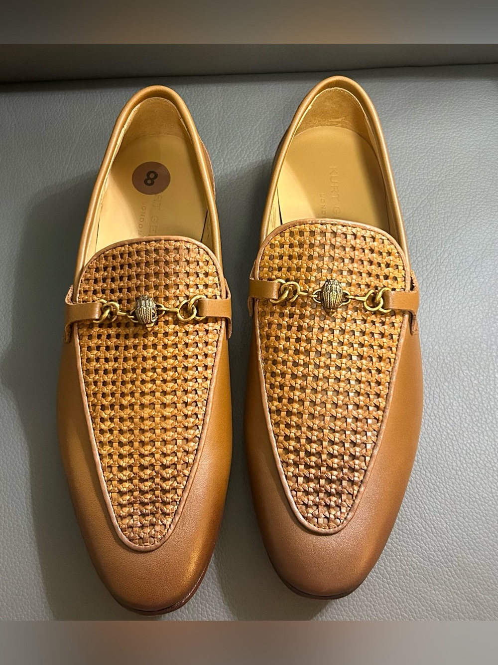 Kurt Geiger London Ali Woven Bit Loafer shoes men’s size US 7.5-8 UE -41 New